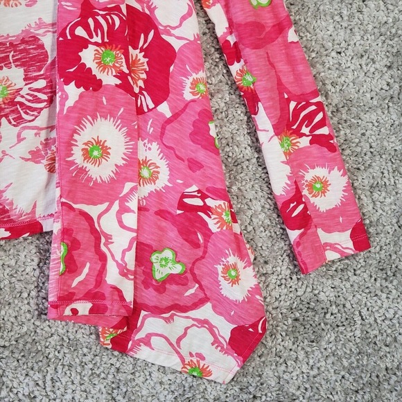 Lilly Pulitzer Women Floral Knit Cardigan Size Small Resort Casual Coastal Layer - Picture 2 of 11